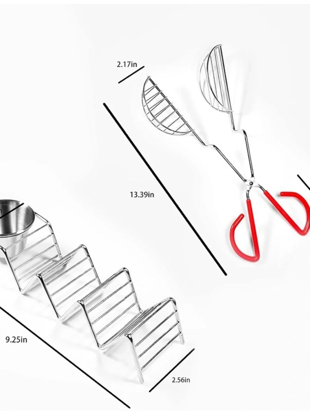 Pack Stainless Steel Wire Taco Holders,Taco Bar Serving Set